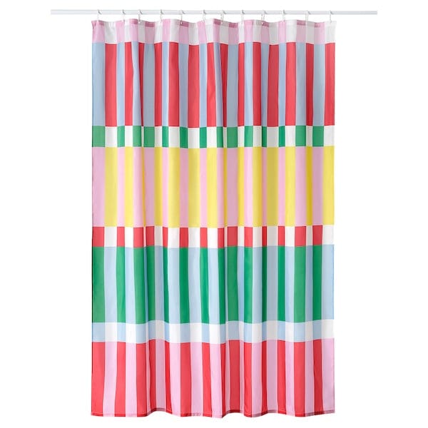 Ikea BANJANTRÄD - Shower curtain, patterned,180x200 cm