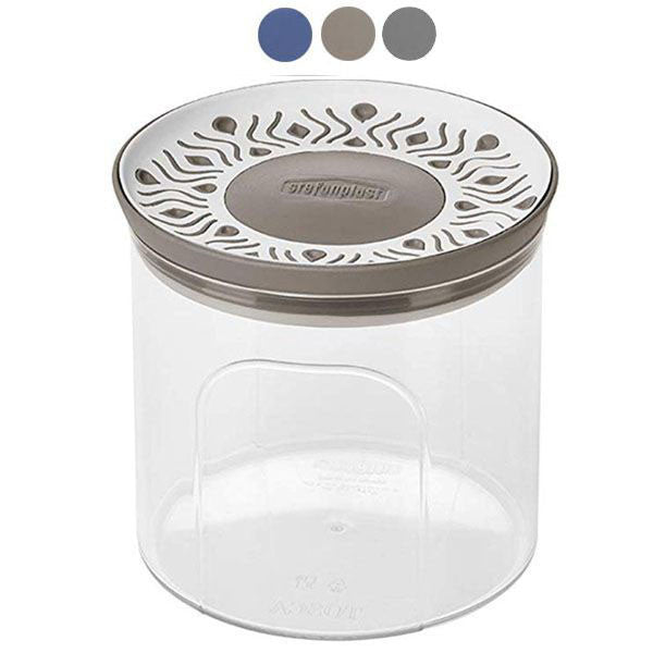 TOSCA ROUND JAR 0.7 L WHITE / ST