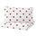 BARNDRÖM duvet cover and pillowcase, heart pattern/white red, 150x200/50x80 cm