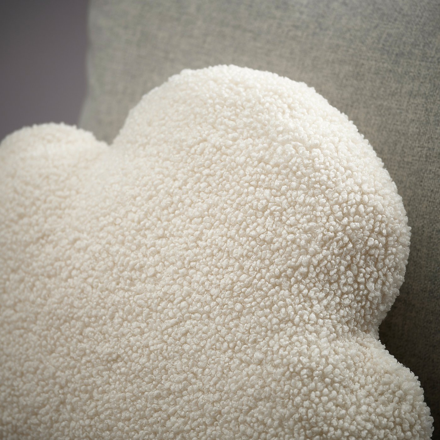 BARNDRÖM cushion, white/cloud-shaped, 36x45 cm