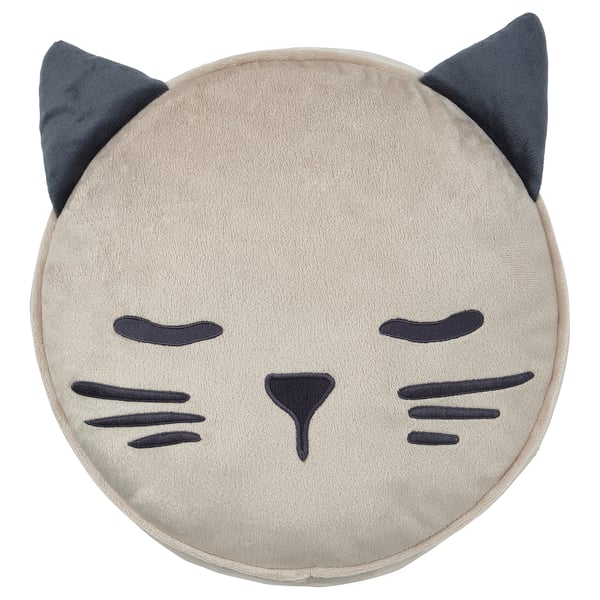 BARNDRÖM cushion with pocket, beige, 32x8 cm