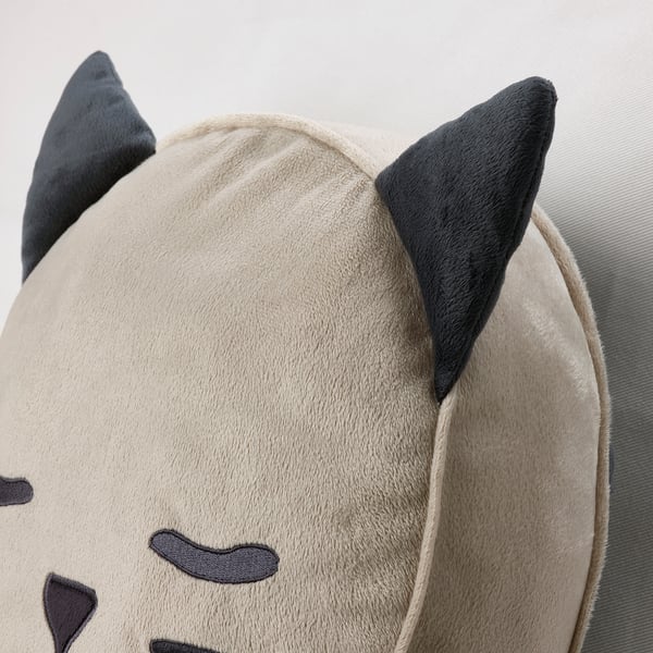 BARNDRÖM cushion with pocket, beige, 32x8 cm