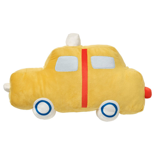 BARNDRÖM cushion, yellow/taxi-shaped, 51x30 cm