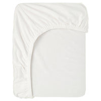 BARNDRÖM fitted sheet for extendable bed, white, 80x130 cm