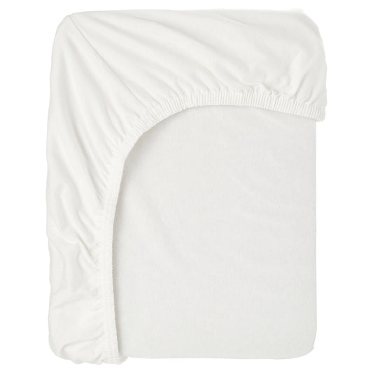 BARNDRÖM fitted sheet for extendable bed, white, 80x130 cm