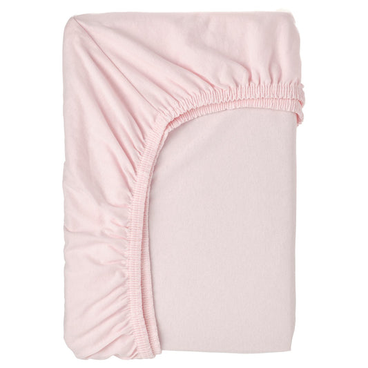 BARNDRÖM fitted sheet for extendable bed, pink, 130x80 cm