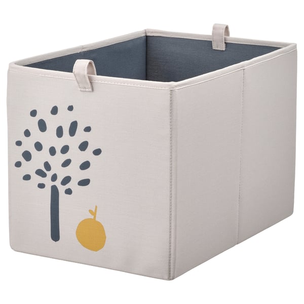 BARNDRÖM box, beige, 26x37x26 cm