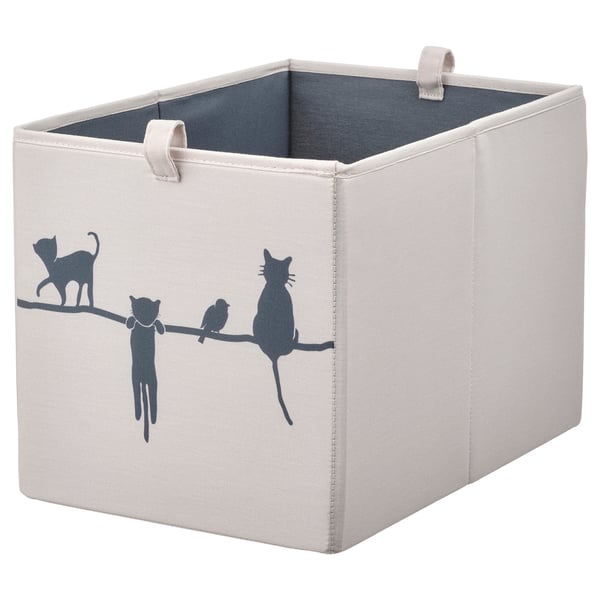 BARNDRÖM box, beige, 26x37x26 cm