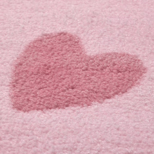 BARNDRÖM rug, pink, 133x160 cm