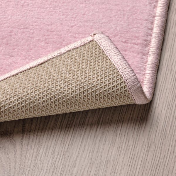 BARNDRÖM rug, pink, 133x160 cm