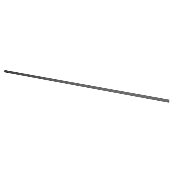 BASKETORP - BASKETORP Wall finishing strip, anthracite/aluminium
