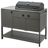 BÅTSKÄR charcoal barbecue, outdoor/dark grey, 120x60 cm