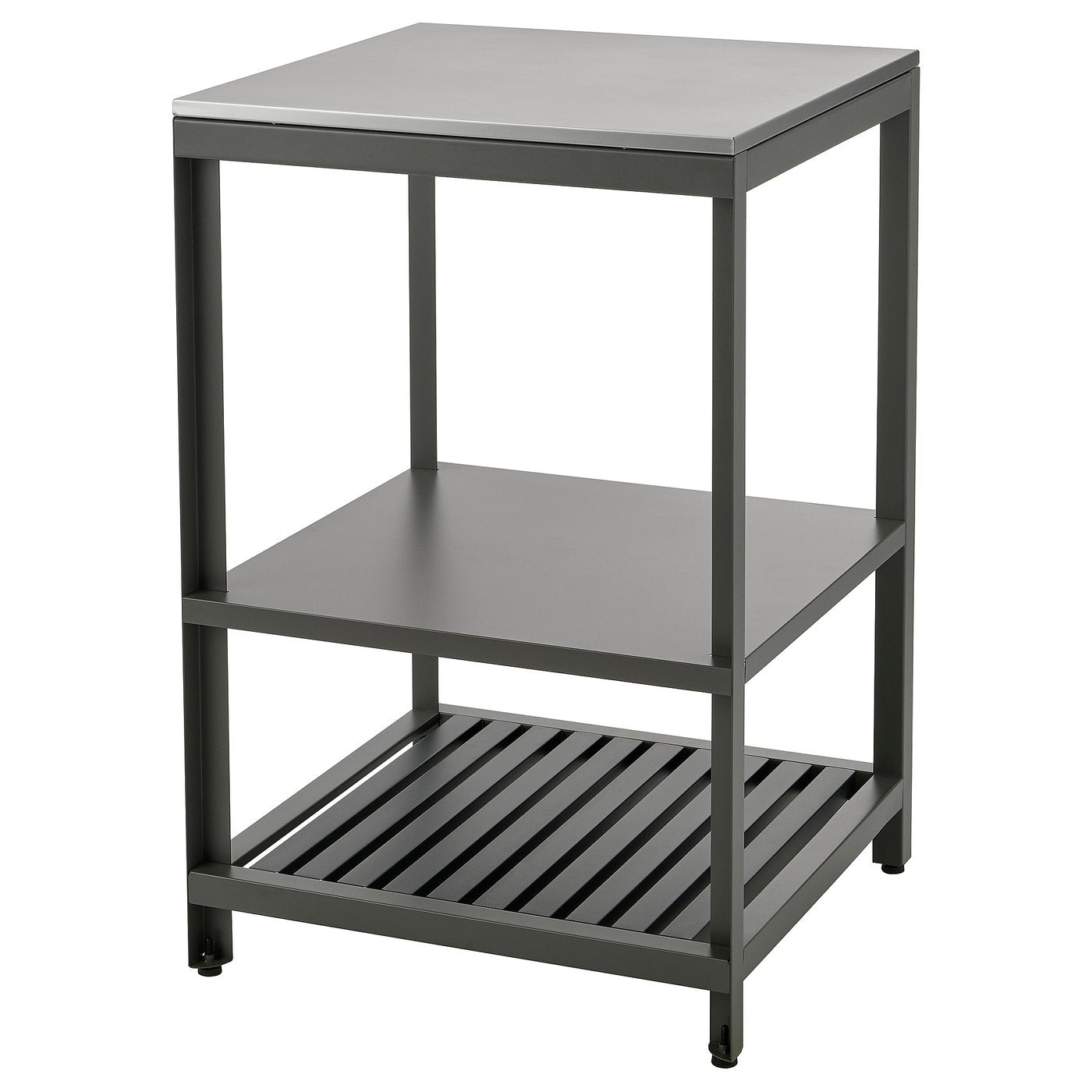 BÅTSKÄR open kitchen unit, outdoor/dark grey, 60x60 cm