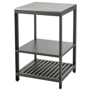 BÅTSKÄR open kitchen unit, outdoor/dark grey, 60x60 cm