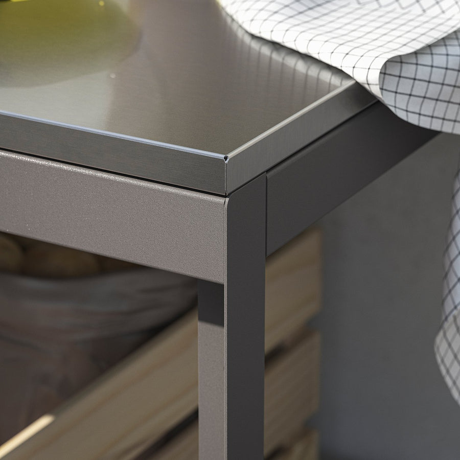 BÅTSKÄR open kitchen unit, outdoor/dark grey, 60x93x60 cm