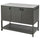 BÅTSKÄR closed kitchen unit, outdoor/dark grey, 120x93x60 cm