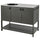 BÅTSKÄR unit for sink, outdoor/dark grey, 120x93x60 cm