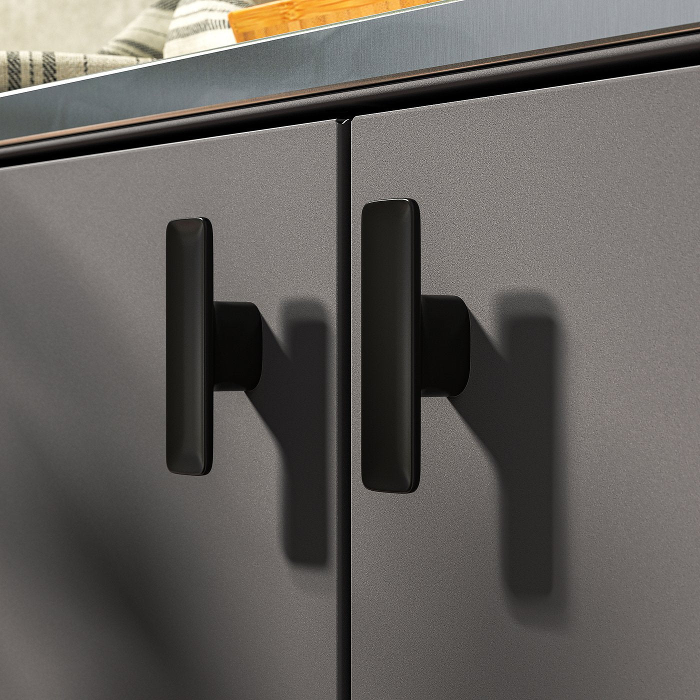 BÅTSKÄR unit for sink, outdoor/dark grey, 120x60 cm