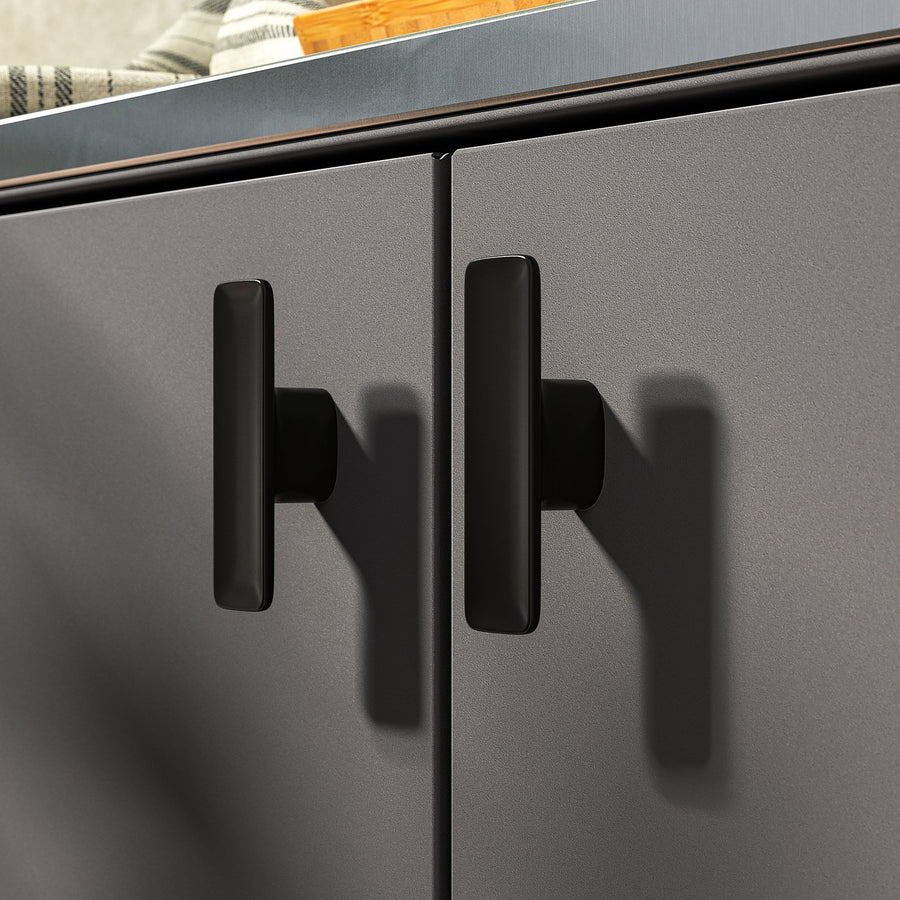 BÅTSKÄR unit for sink, outdoor/dark grey, 120x60 cm