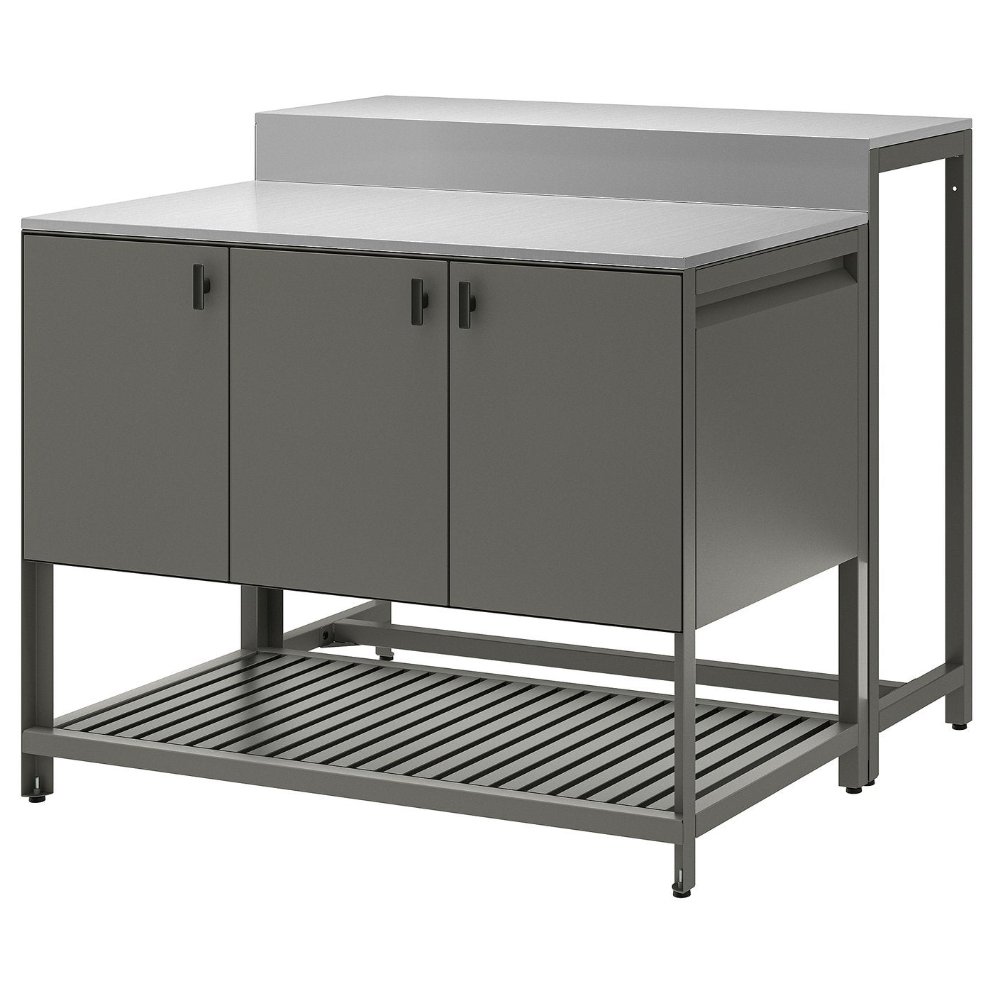BÅTSKÄR outdoor kitchen island w bar table, 120x93x100 cm