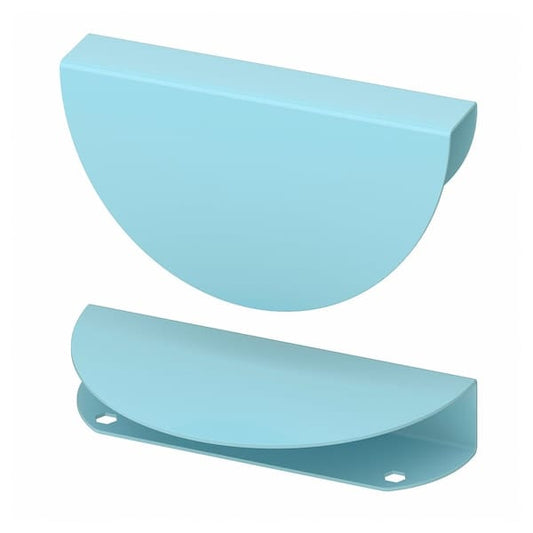 Ikea BEGRIPA - Handle, light blue/half-round, 130 mm