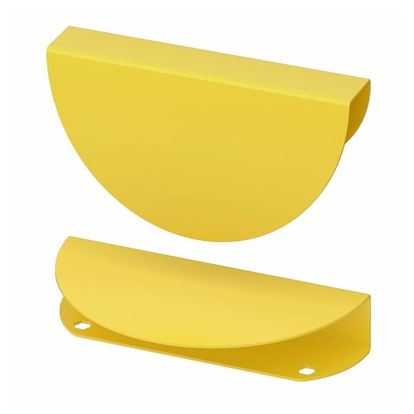 Ikea BEGRIPA - Handle, yellow/half-round, 130 mm