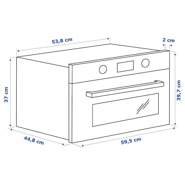 Ikea BEJUBLAD - Microwave oven, IKEA 500 white