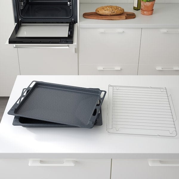 Ikea BEJUBLAD Heat-coated oven - white glass ,