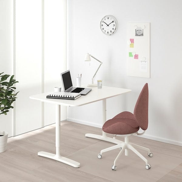 Ikea BEKANT - Desk, white, 120x80 cm