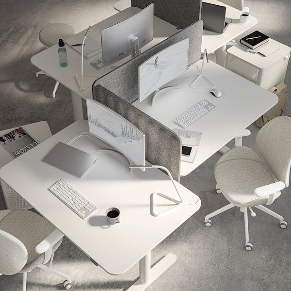 Ikea BEKANT - Desk, white, 120x80 cm