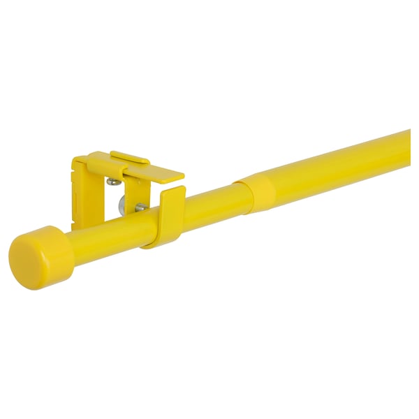 BEKRÄFTA - BEKRÄFTA Curtain rod set, yellow, 120-210 cm 19 mm