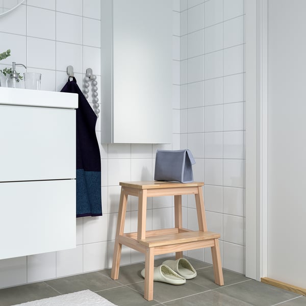 BEKVÄM step stool, beech, 50 cm