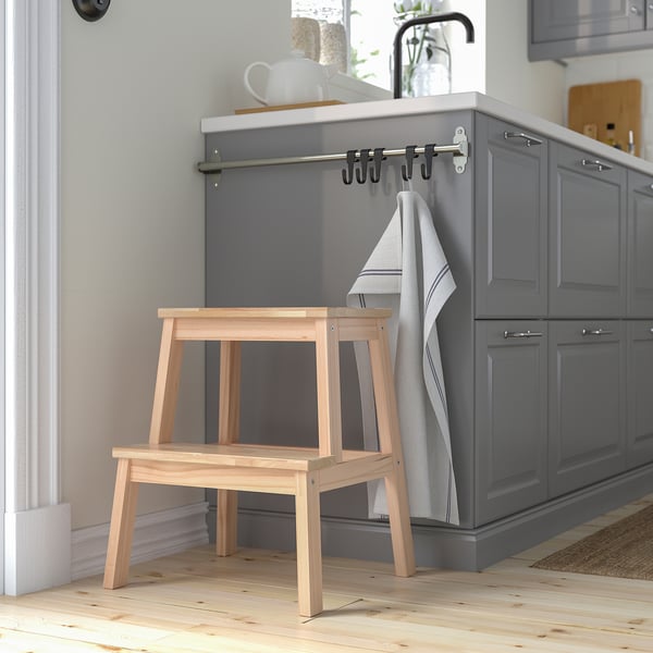 BEKVÄM step stool, beech, 50 cm