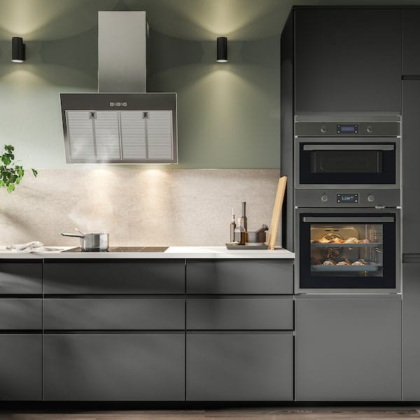 Ikea BEMÖTA Hood to be fixed to the wall - stainless steel color , 70 cm