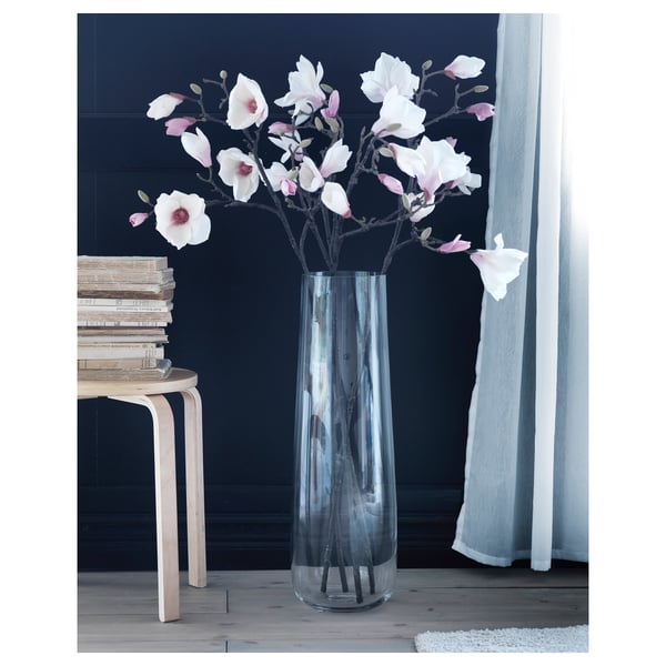 BERÄKNA - Vase, clear glass, 65 cm