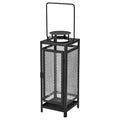BERGGRAN lantern for pillar candle, in/outdoor anthracite, 34 cm