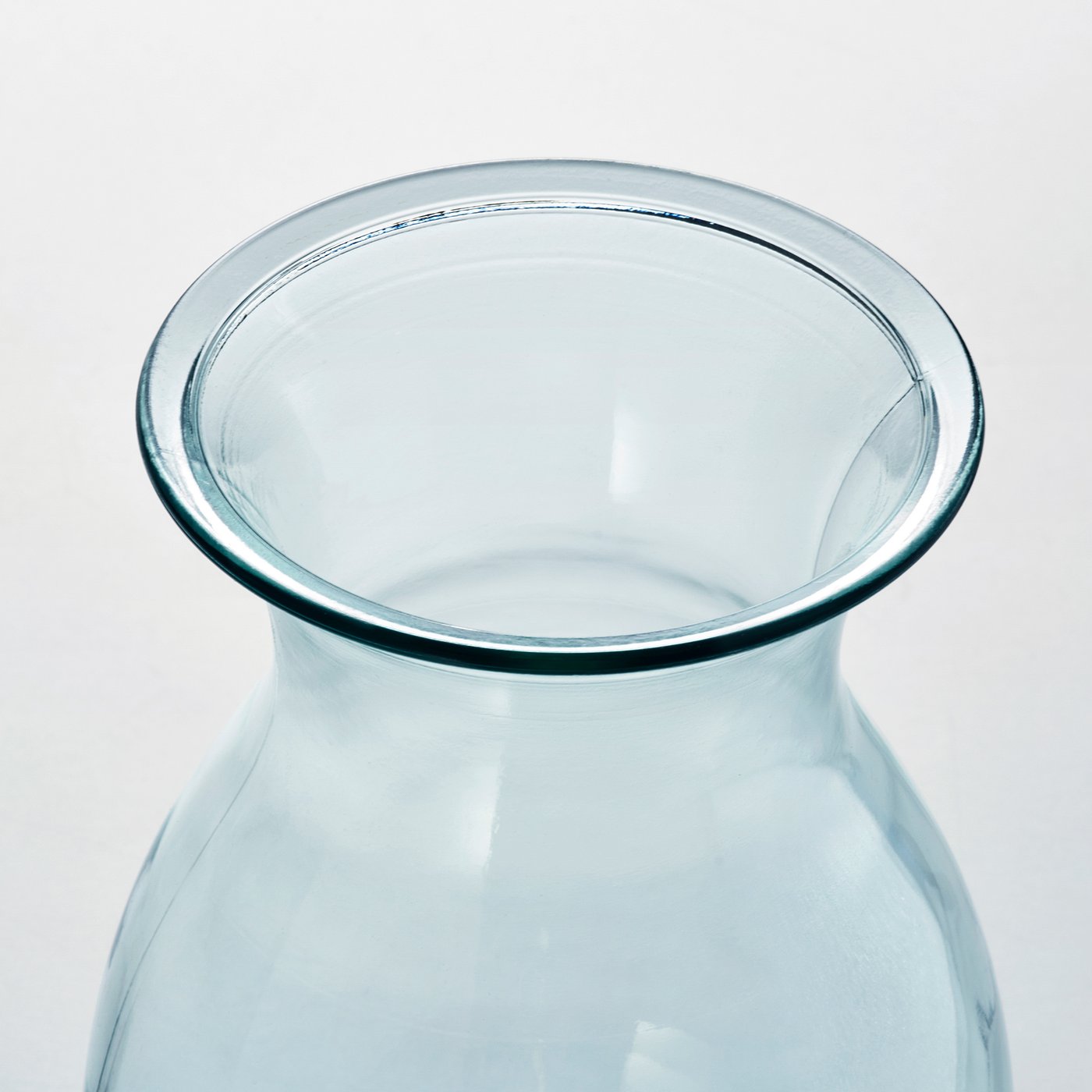 BERGKÖRSBÄR vase, glass/green, 20 cm