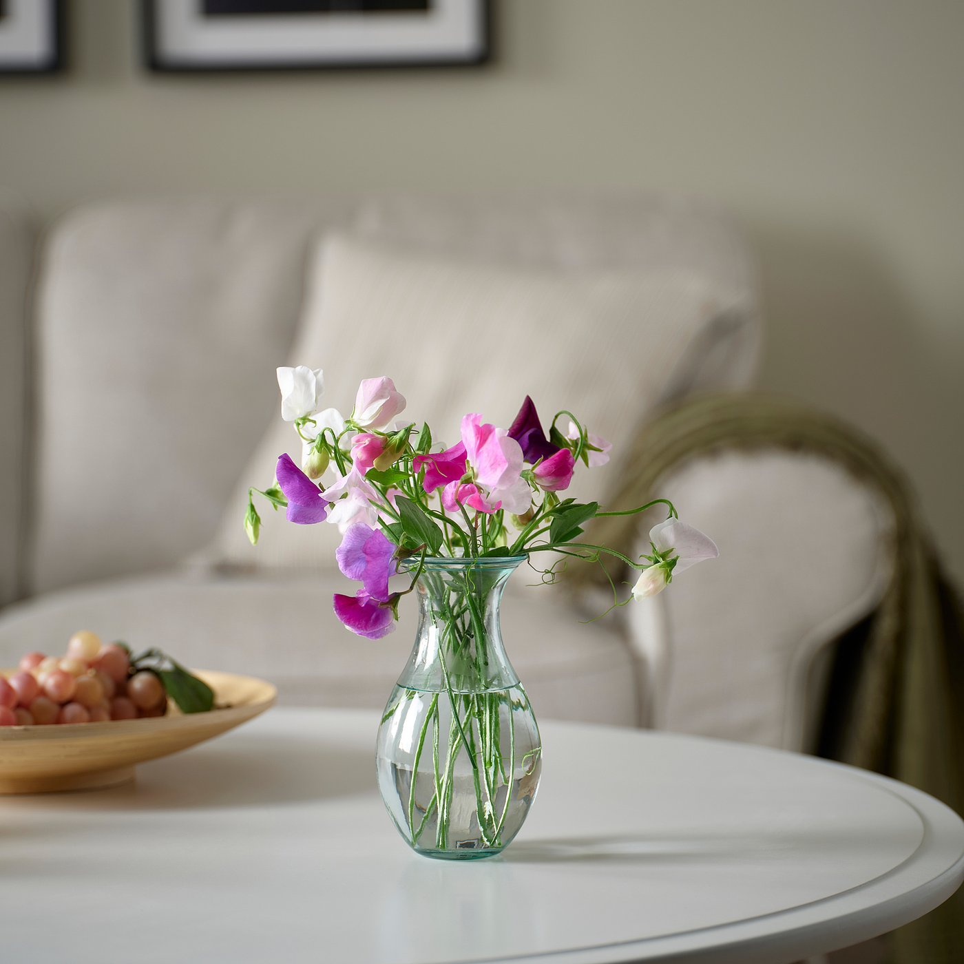 BERGKÖRSBÄR vase, glass/green, 8 cm