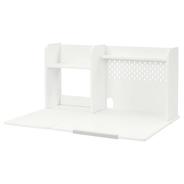 Ikea BERGLÄRKA - Table top and shelf, white,100x70 cm