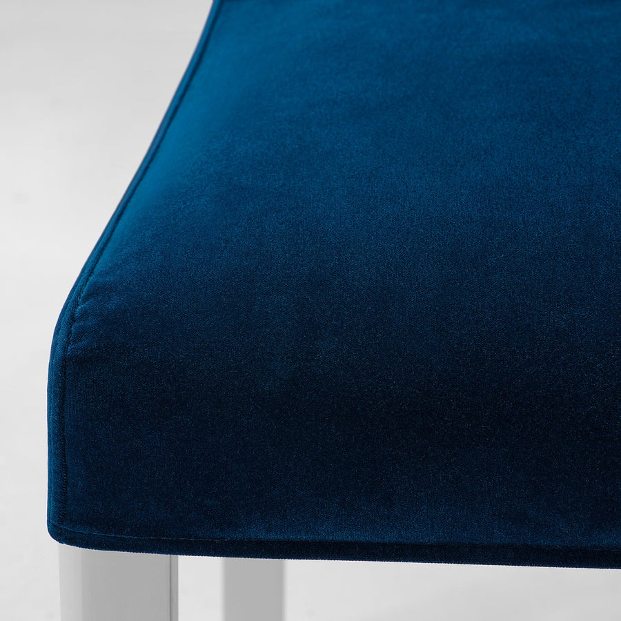 BERGMUND chair cover, Djuparp green-blue