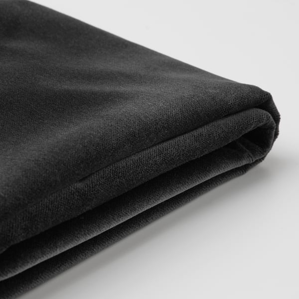 BERGMUND chair cover, medium long, Djuparp dark grey