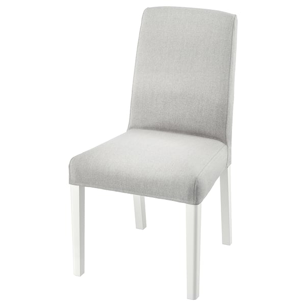BERGMUND chair, white/Orrsta light grey, 52x96x59 cm