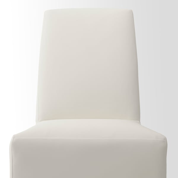 BERGMUND chair w medium long cover, white/Inseros white, 52x95x59 cm