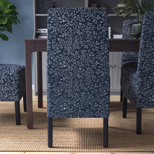 BERGMUND - Chair with medium-length cover ,