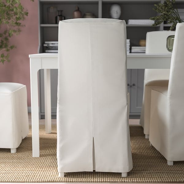 Ikea BERGMUND Chair with long lining - white/Inseros white ,