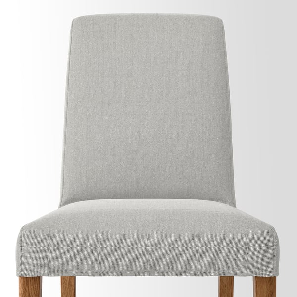 BERGMUND chair, oak effect/Orrsta light grey, 52x95x59 cm