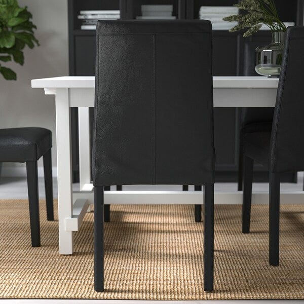 Ikea BERGMUND Chair - black/Black Glose