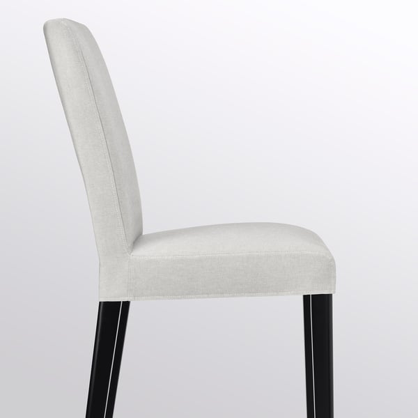 BERGMUND chair, black/Orrsta light grey, 52x95x59 cm