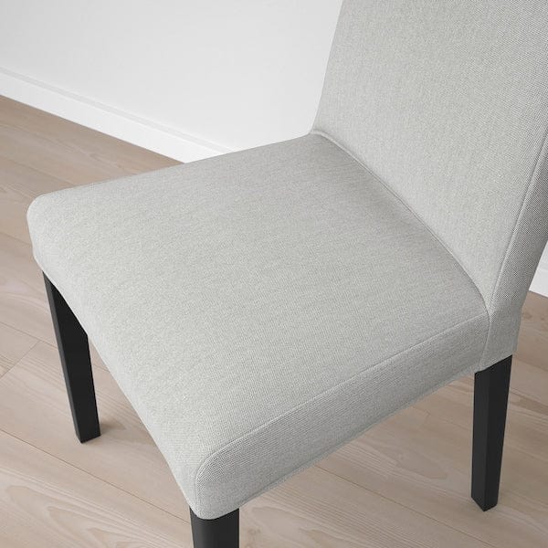 Ikea BERGMUND Chair - black/Orrsta light grey ,