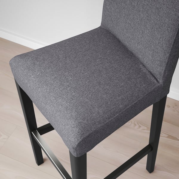 BERGMUND - Bar Stool with Backrest ,
